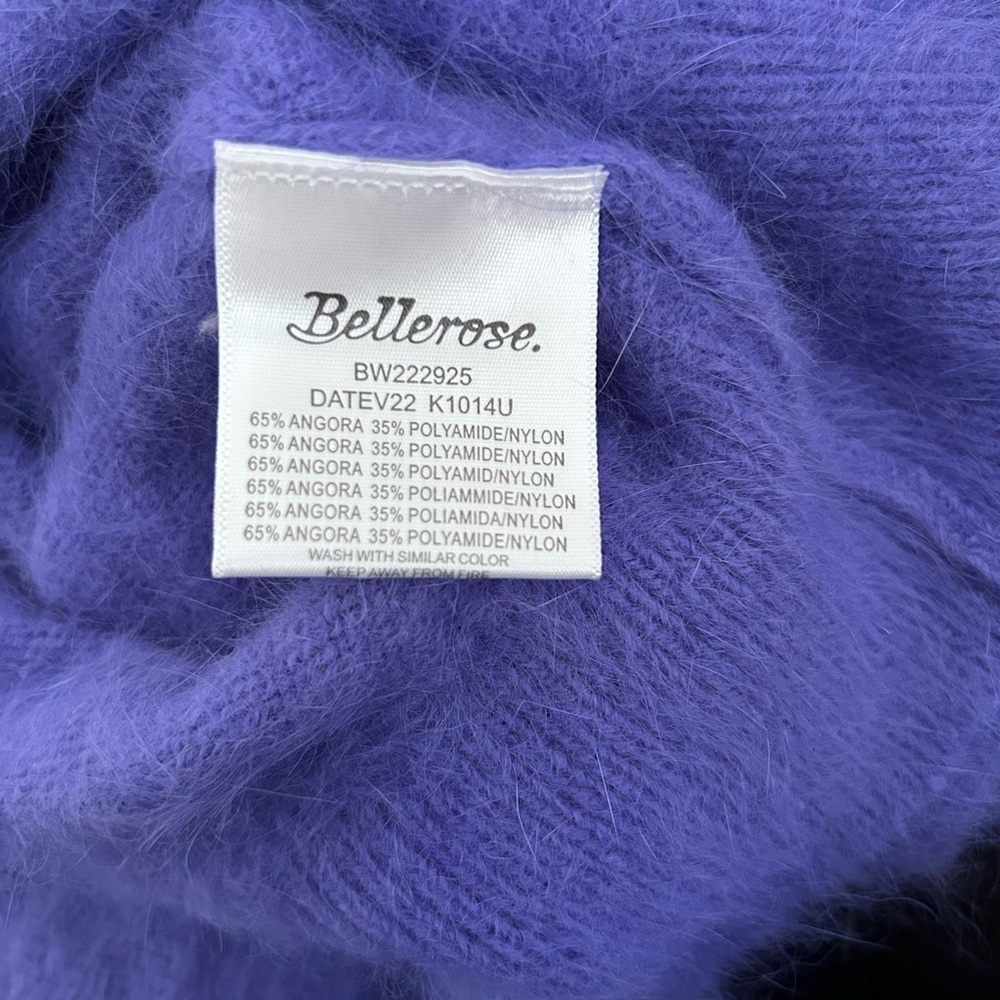 bellerose DATHE ANGORA-BLEND SWEATER Purple Women’s Size 4 Oversized - Picture 10 of 10